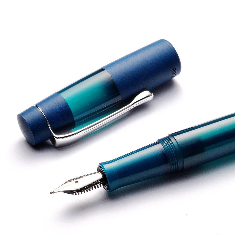 Opus 88 Koloro Eye Dropper Fountain Pen Blue - Image 3