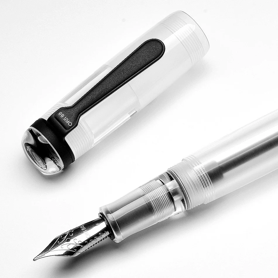 Opus 88 Omar Eye Dropper Fountain Pen Clear - Image 3
