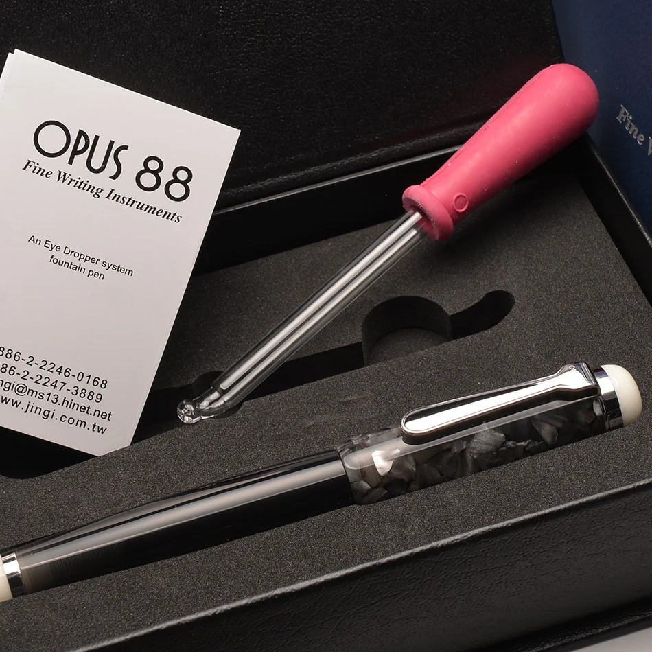 Opus 88 Omar Eye Dropper Fountain Pen Clear - Image 4