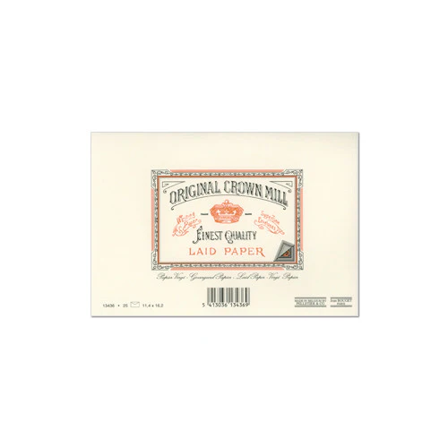 Original Crown Mill Classic Laid Lined Envelopes C6