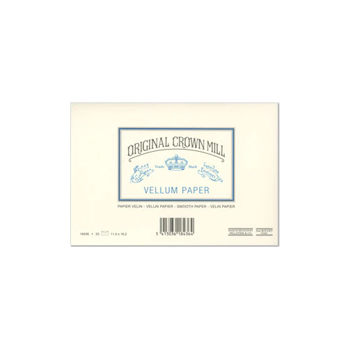 Original Crown Mill Vellum Lined Envelopes C6
