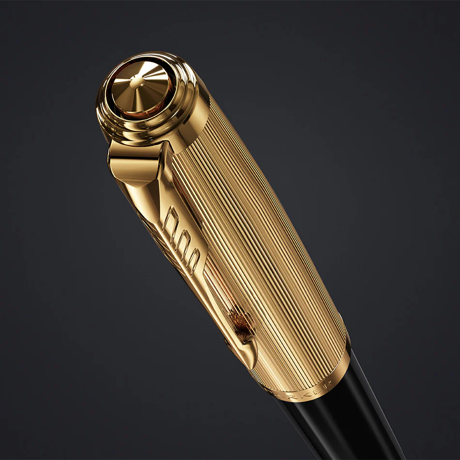 Parker 51 Fountain Pen Black with Gold Nib - Image 3