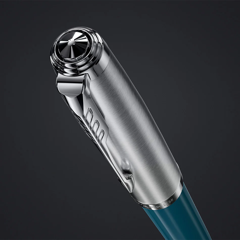 Parker 51 Fountain Pen Teal Blue - Image 6