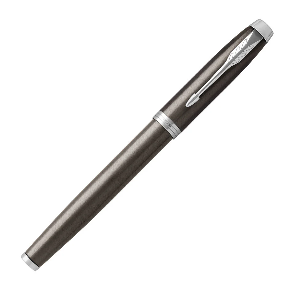 Parker IM Fountain Pen Dark Espresso with Chrome Trim - Image 2