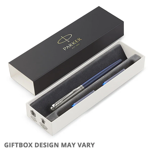 Parker Jotter Fountain Pen Royal Blue - Image 3