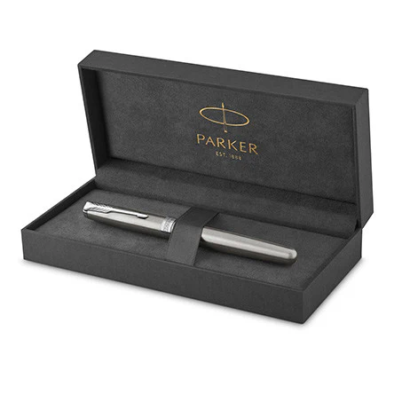Parker Sonnet Fountain Pen Stainless Steel with Palladium Trim - Image 3