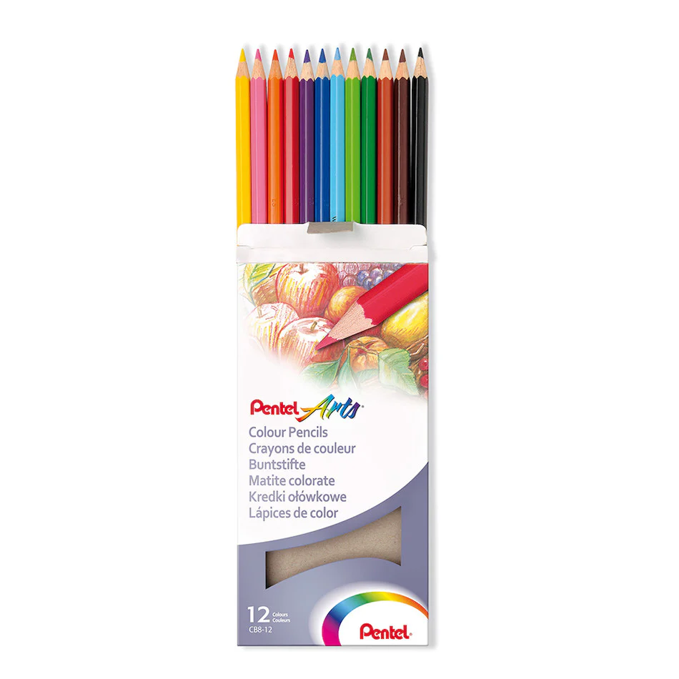 Pentel Colour Pencil Set of 12