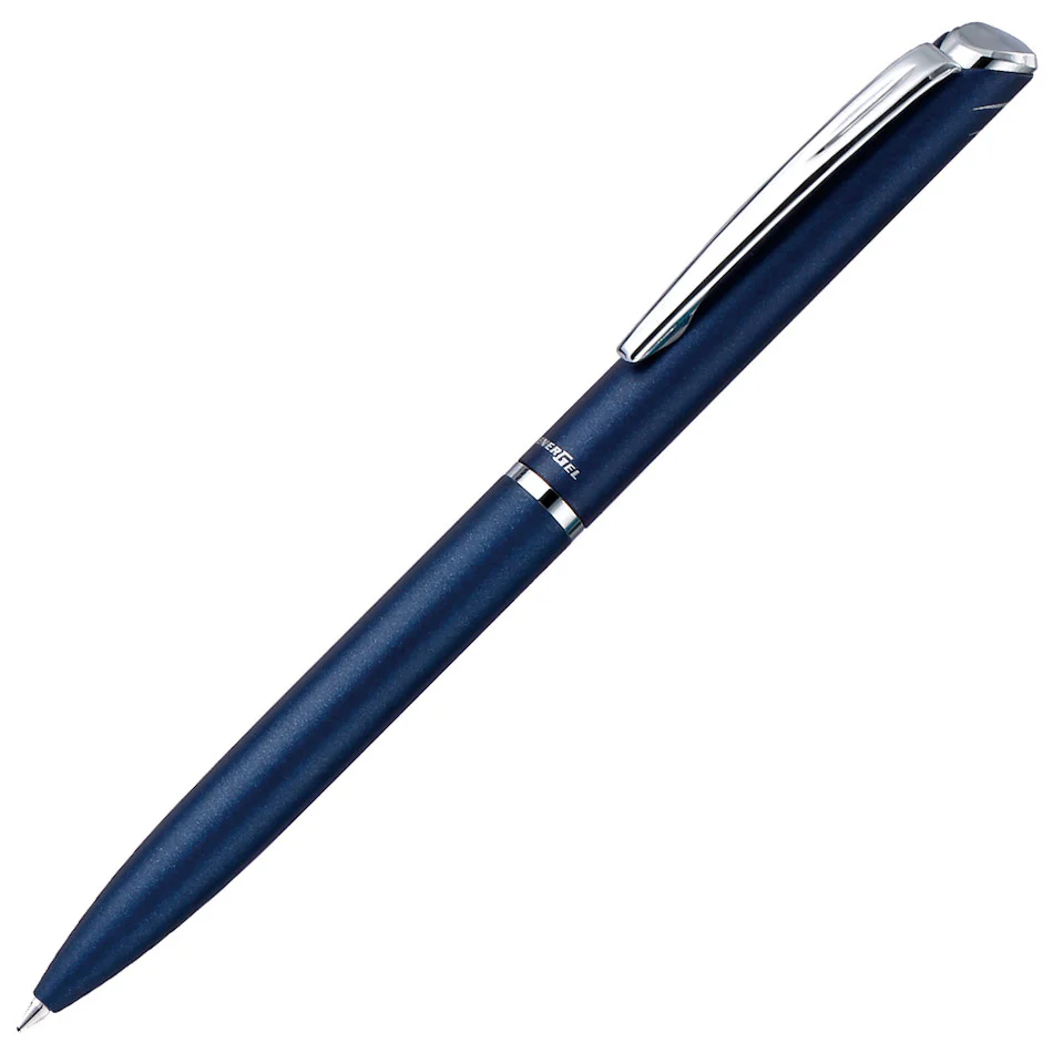 Pentel EnerGel Philography Retractable Rollerball Pen Blue with Gift Box - Image 2