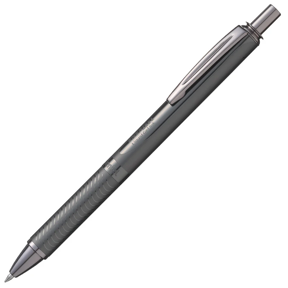 Pentel EnerGel Sterling Gel Rollerball Pen Smoke Grey with Gift Box - Image 2