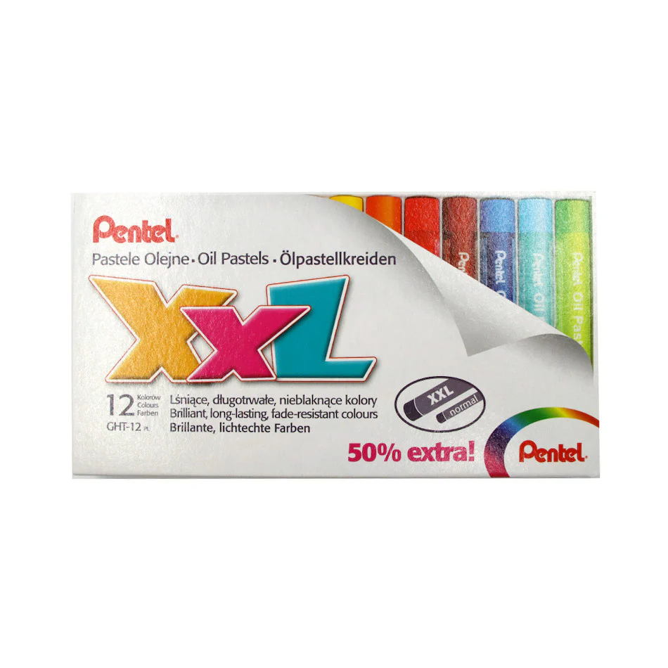 Pentel Large Oil Pastel Set of 12