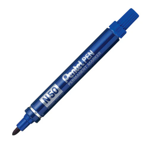 Pentel N50 Permanent Marker Pen Bullet Tip - Image 3