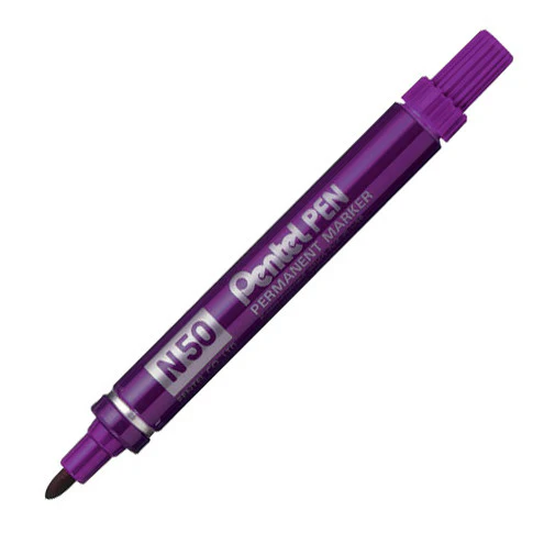 Pentel N50 Permanent Marker Pen Bullet Tip - Image 8