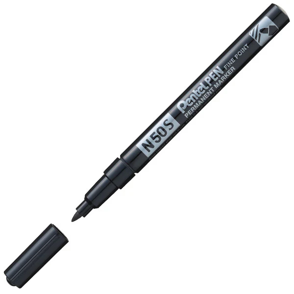 Pentel N50S Permanent Marker Fine - Image 2