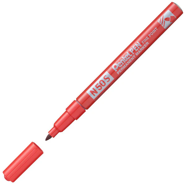 Pentel N50S Permanent Marker Fine - Image 3