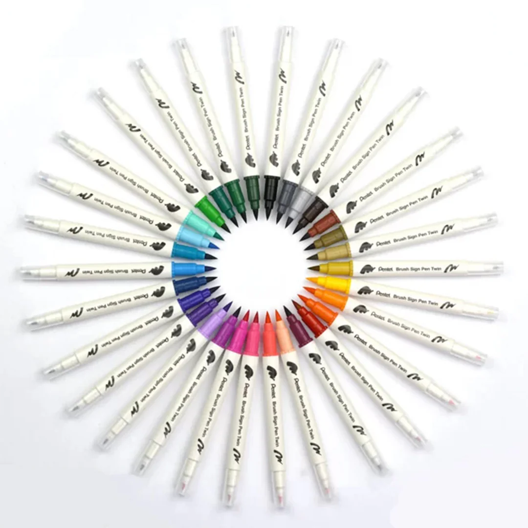 Pentel Touch Brush Sign Pen Twin Tip SESW30C - Image 2