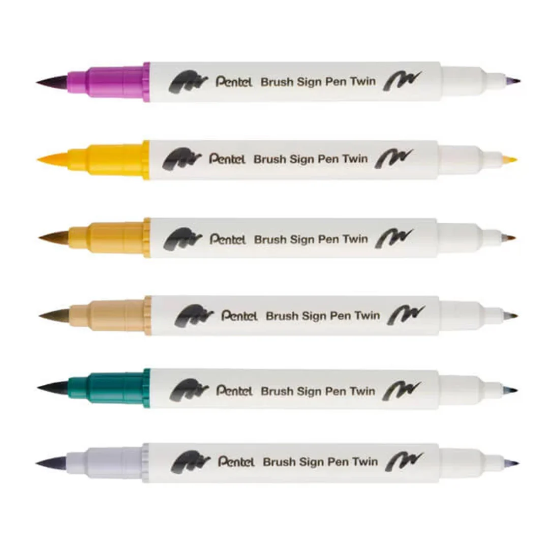 Pentel Touch Brush Sign Pen Twin Tip SESW30C - Image 8