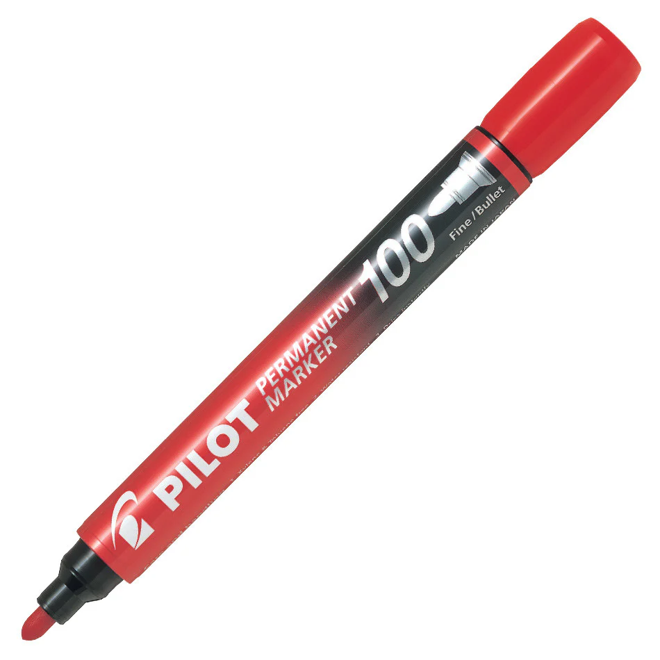 Pilot 100 Permanent Marker Bullet Tip - Image 3