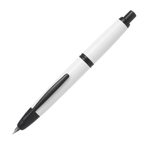 Pilot Capless Fountain Pen Black and White