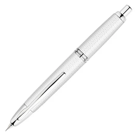 Pilot Capless Fountain Pen Carbonesque White