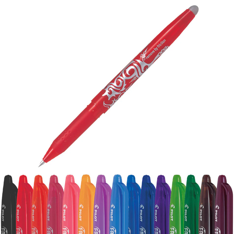 Pilot Frixion Erasable Rollerball Pen Assorted Set of 15