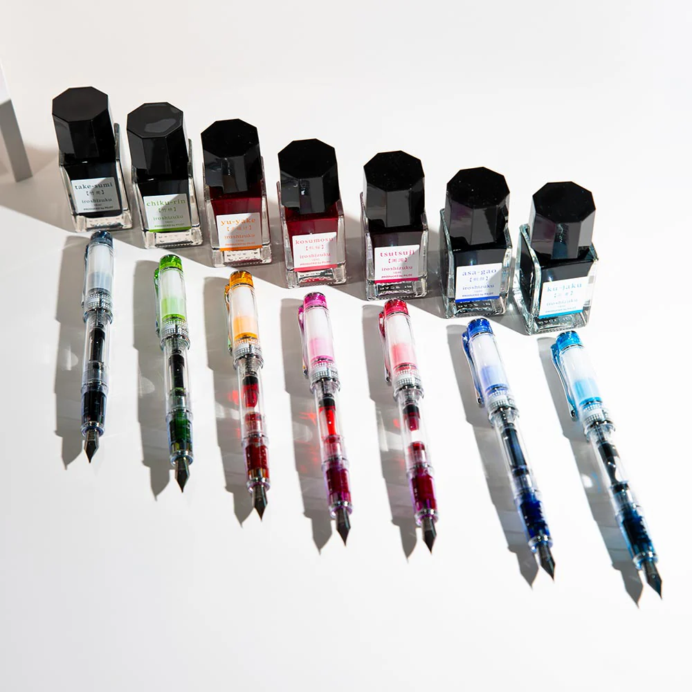 Pilot Prera Fountain Pen Transparent with Blue Trim - Image 3