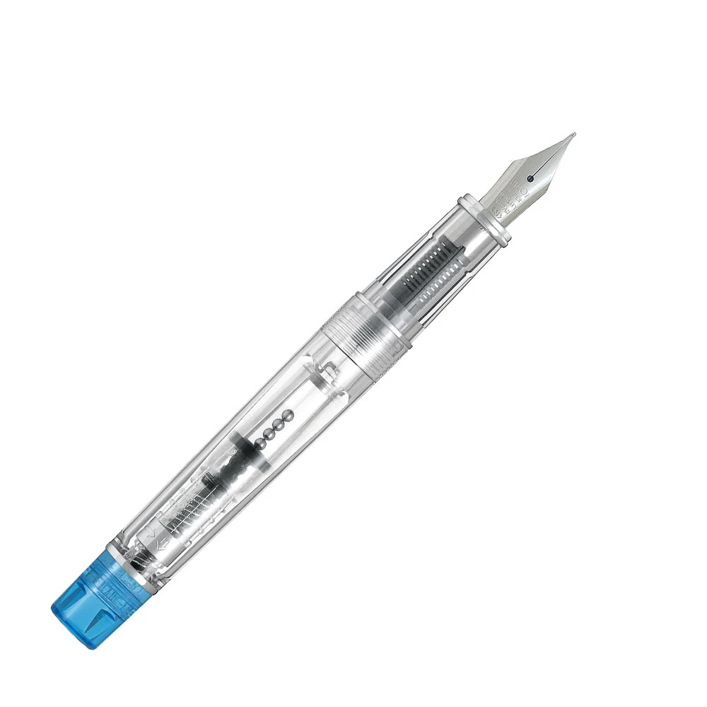 Pilot Prera Fountain Pen Transparent with Turquiose Trim - Image 2