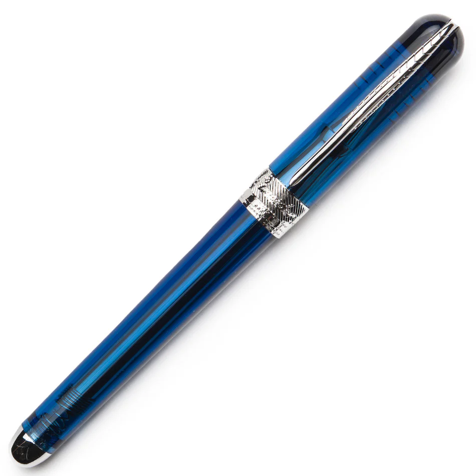 Pineider Avatar UR Demo Black Finitures Rollerball Pen Sky Blue - Image 3
