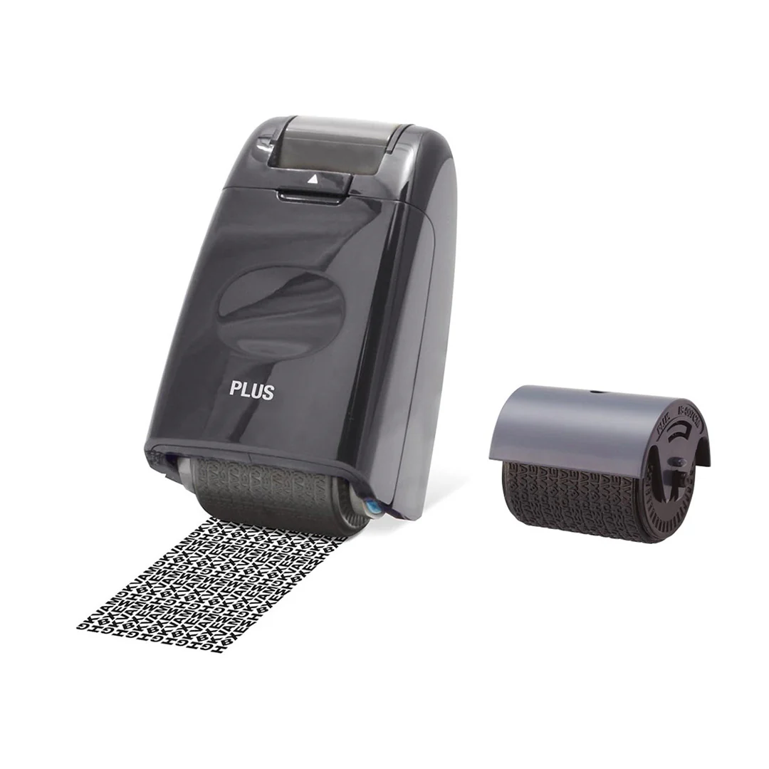 PLUS Camouflage Roller Stamp with Refill Black - Image 2