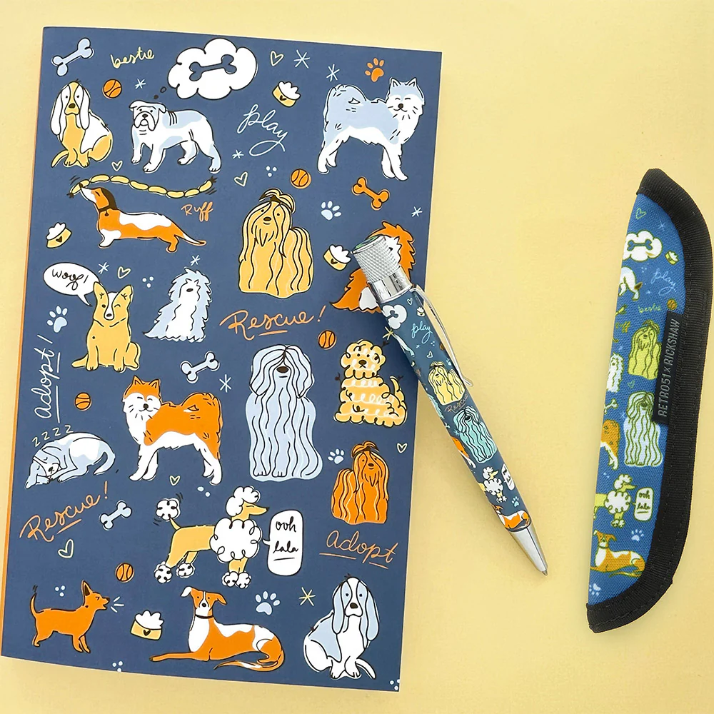 Retro 51 x Rickshaw Dog Rescue Series 6 Pen Sleeve Single - Image 3