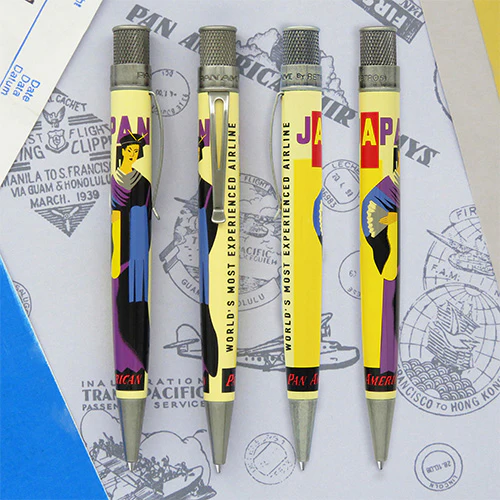 Retro 51 Pan Am Japan Poster Rollerball Pen - Image 4