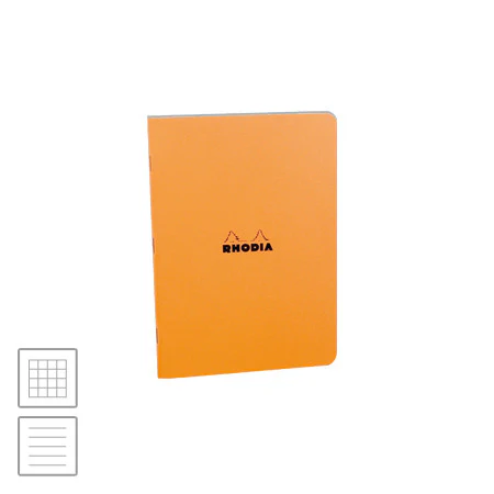 Rhodia Classic Stapled Notebook A5 (148 x 210) Orange