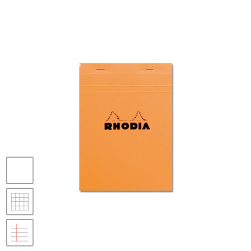 Rhodia Head-Stapled Notepad No.16 A5 (148 x 210) Orange