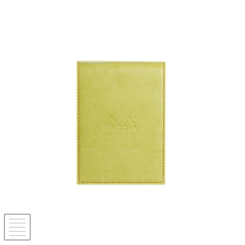 Rhodia Rhodiarama Leatherette Refillable Notepad No.11 (84 x 115) Anise Green