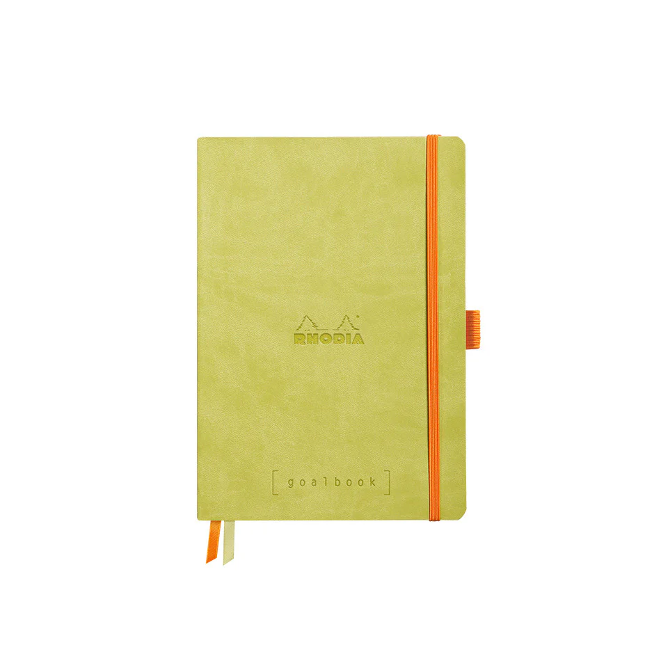 Rhodia Rhodiarama Softcover Goalbook With White Paper A5 Anise Green