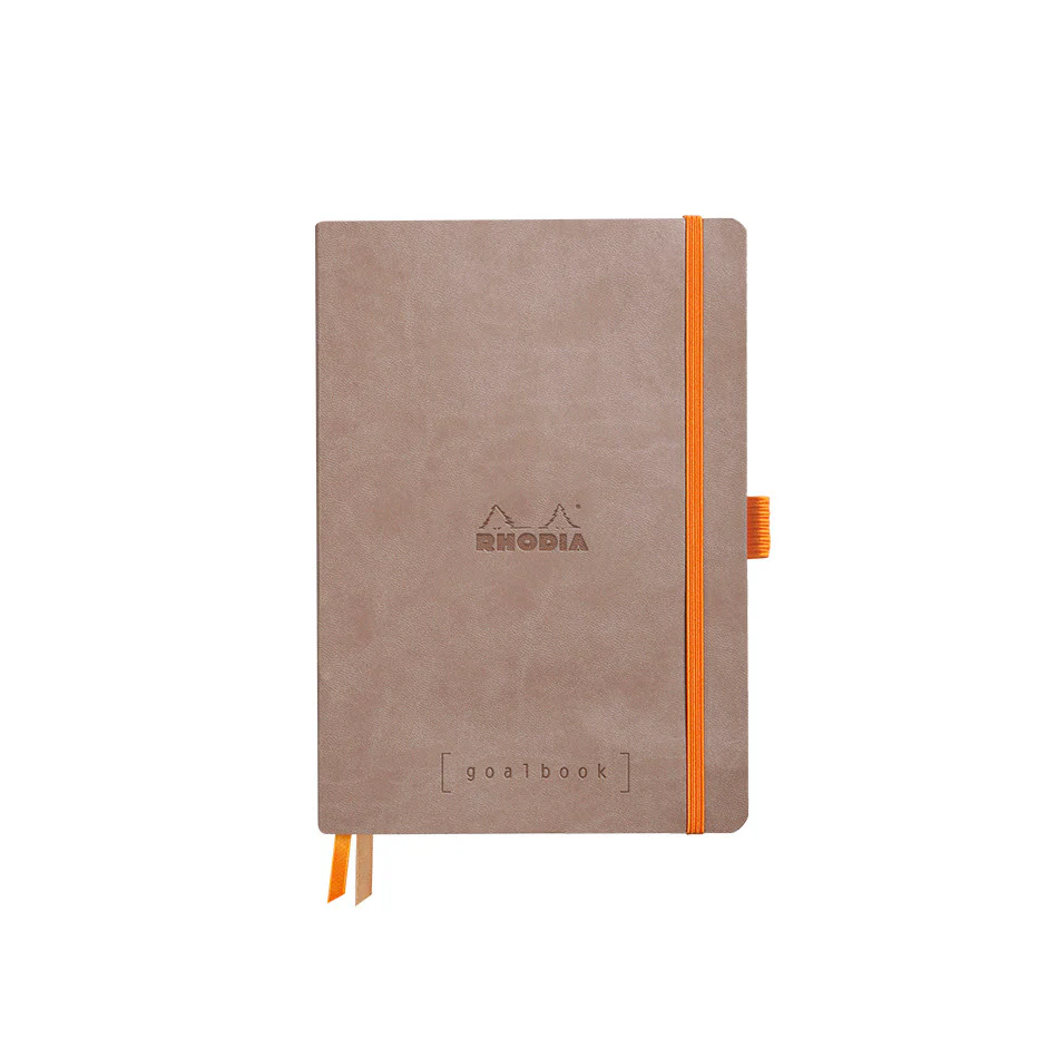Rhodia Rhodiarama Softcover Goalbook With White Paper A5 Taupe