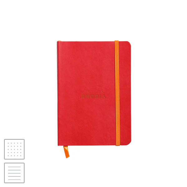 Rhodia Rhodiarama Softcover Notebook A6 (105 x 148) Poppy