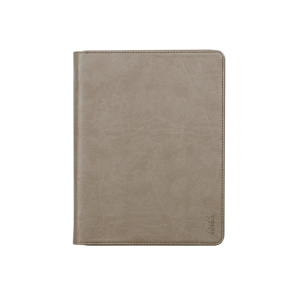 Rhodia Small Zipped Portfolio A5 Taupe
