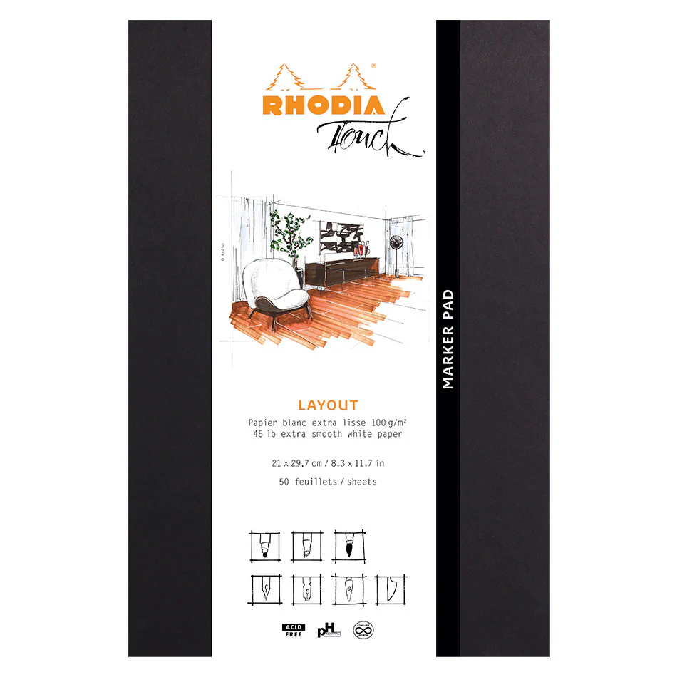 Rhodia Touch Marker Pad A4