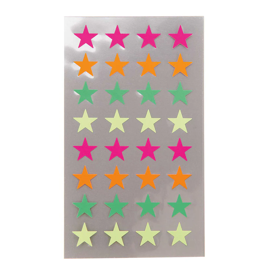 Rico Stickers Stars Neon Medium
