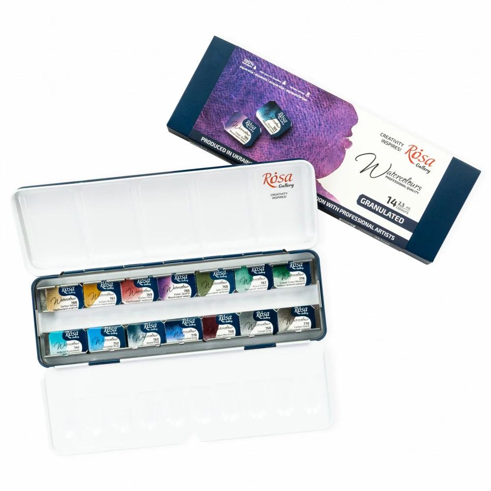 Rosa Watercolour Full Pan Granulated Set of 14