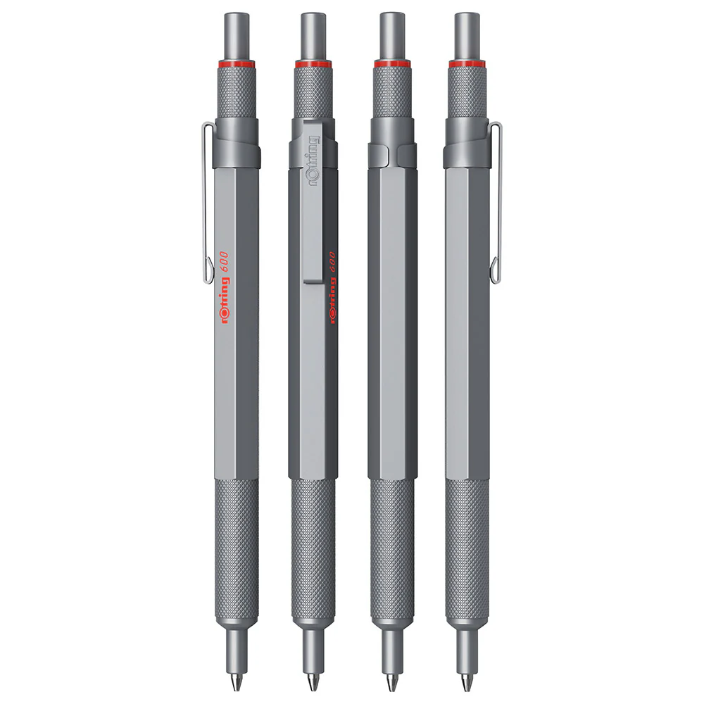 rotring 600 Gel Pen Silver - Image 4