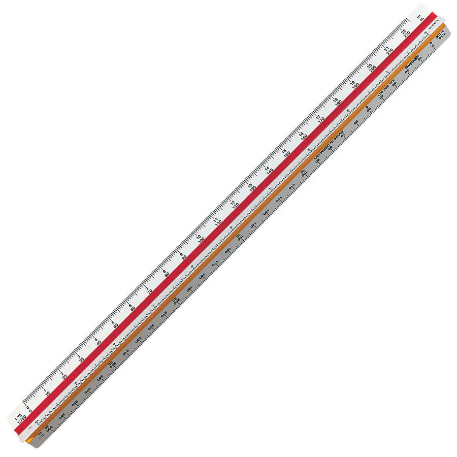rotring Triangular Reduction Scales