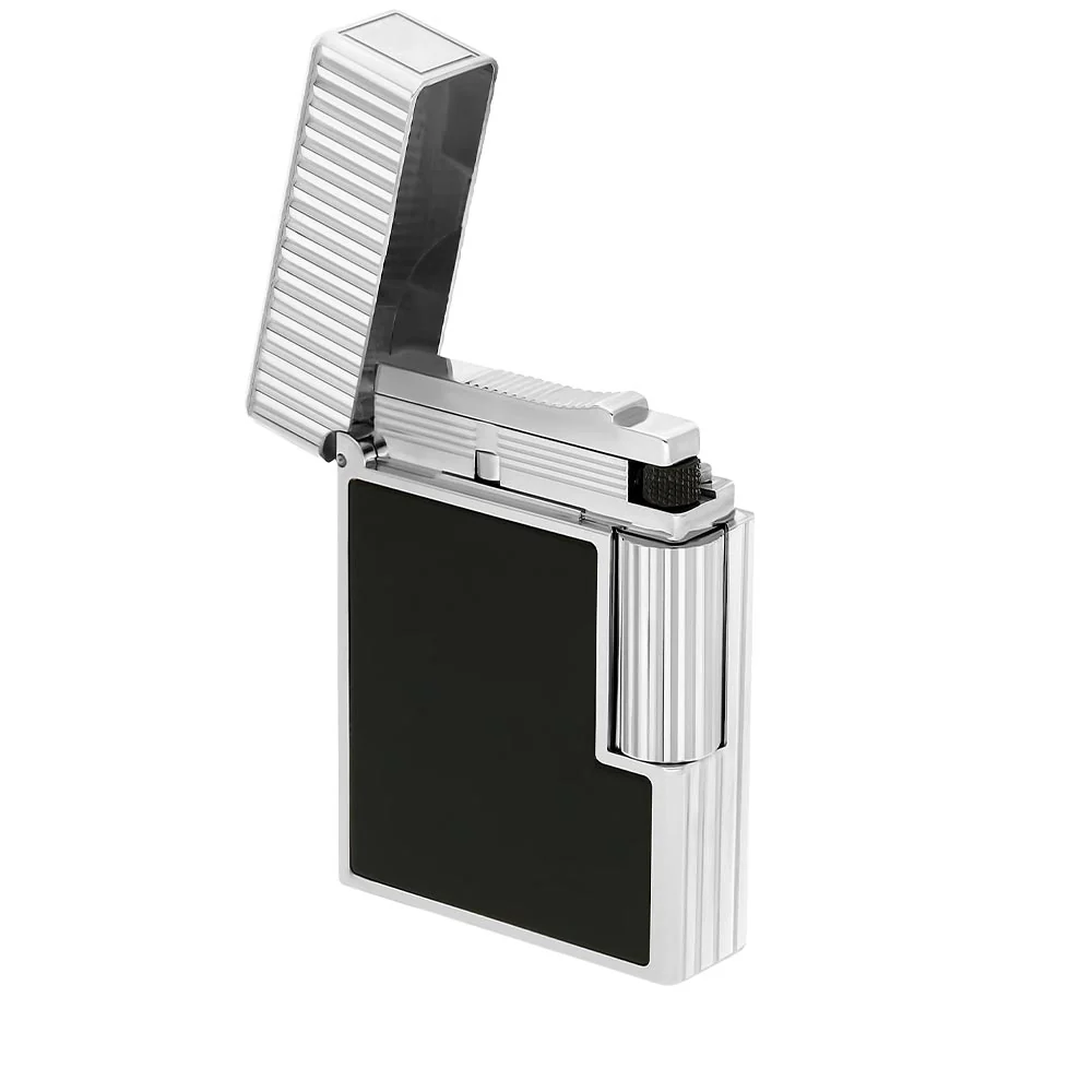 S.T.Dupont Line 1 Vertical Line Lighter Black and Palladium - Image 4