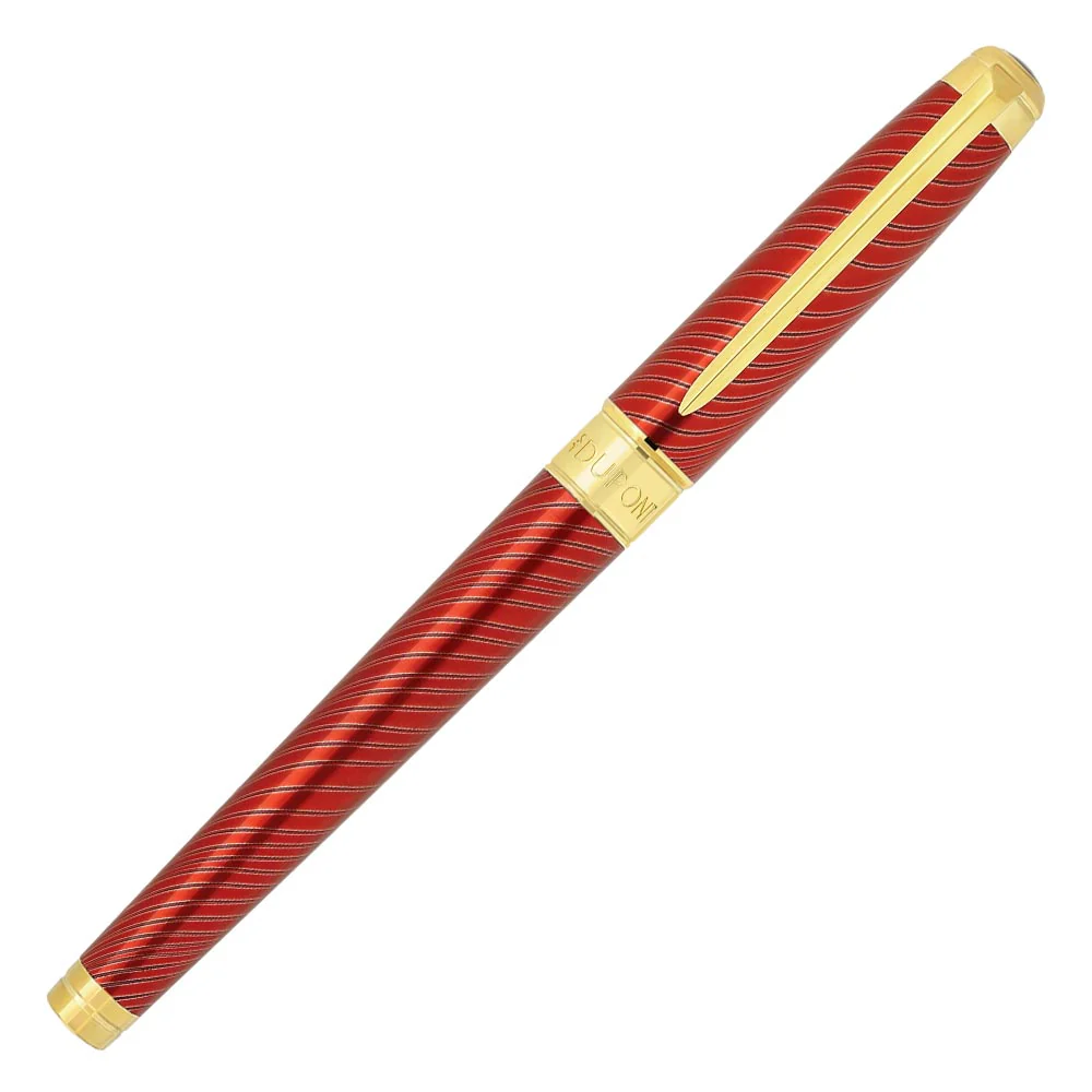S.T.Dupont Line D Eternity Fountain Pen Year of the Horse Red and Yellow Gold - Image 3