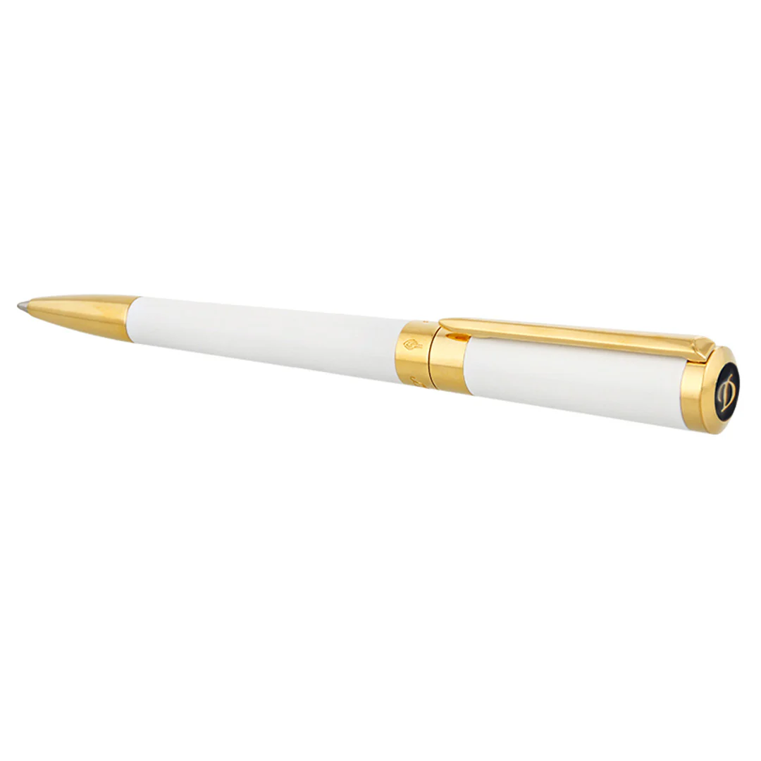 S.T. Dupont Liberte Ballpoint Pen White Gold - Image 2