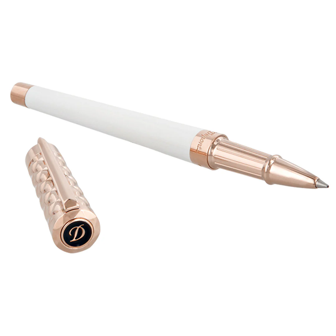 S.T. Dupont Liberte Rollerball Pen Duo White Gold - Image 2