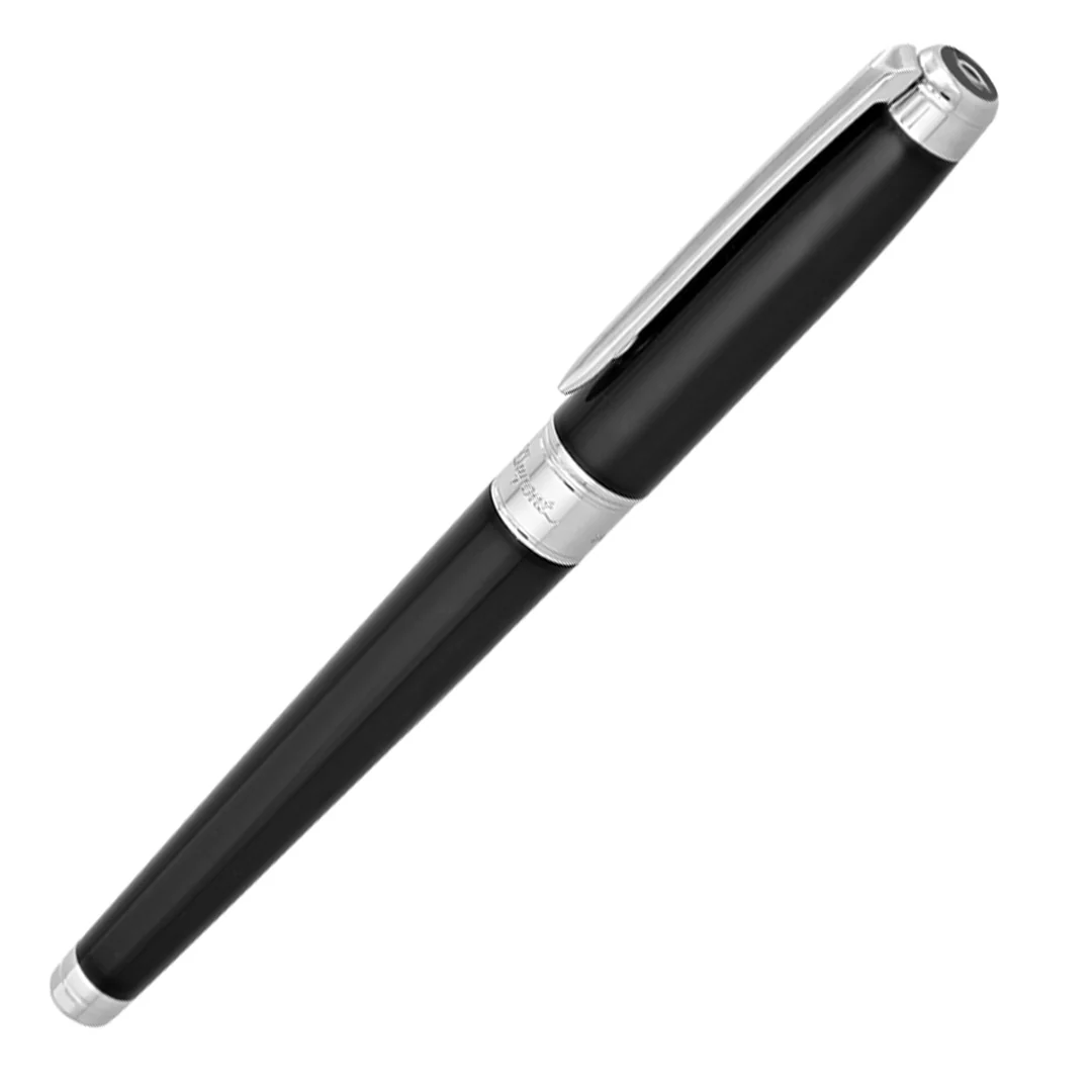 S.T. Dupont Line D Eternity Rollerball Pen Black Silver - Image 2