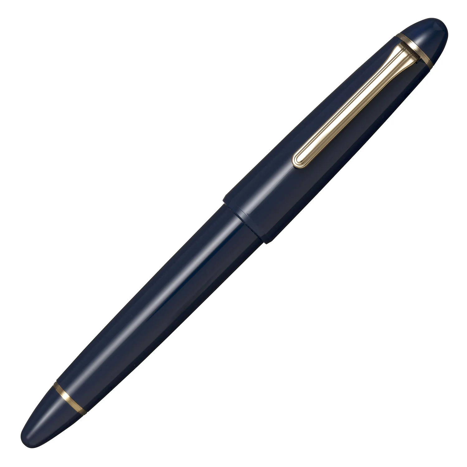 Sailor 1911 Large Casual Fountain Pen Muted Blue with Gold Trim Steel Nib - Image 8