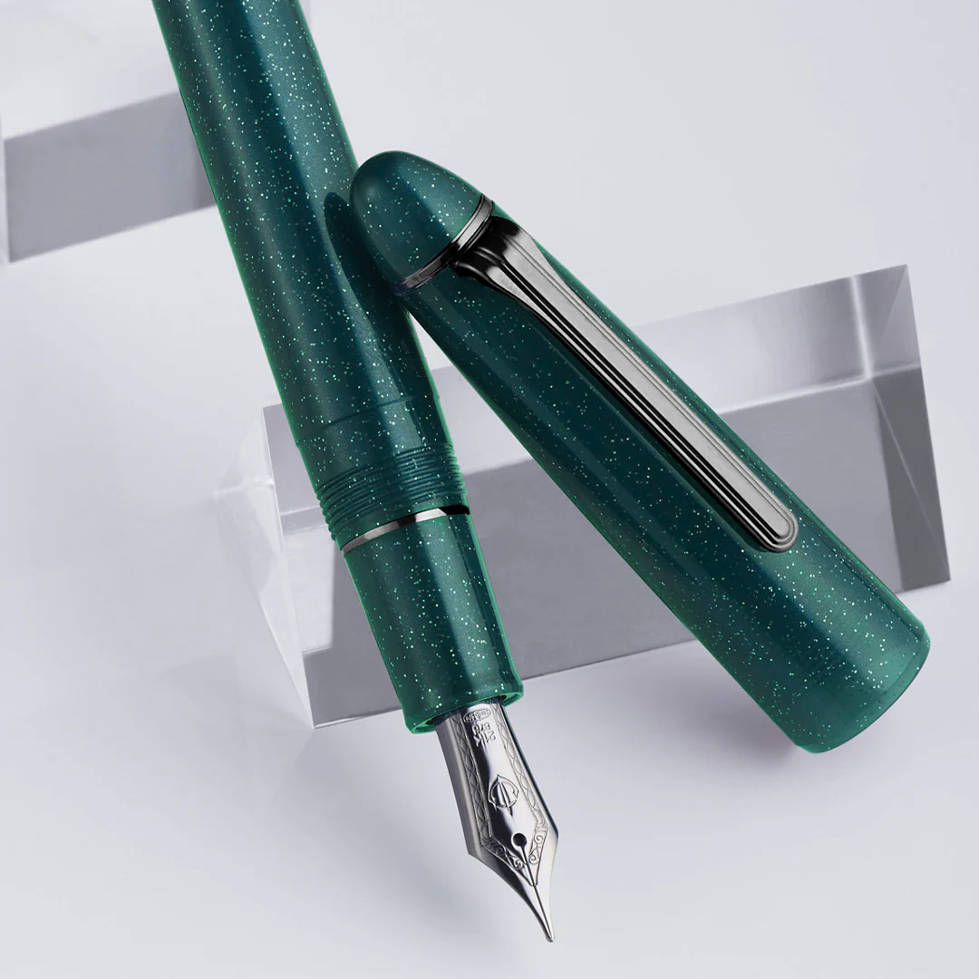 Sailor 1911 Large Fountain Pen Ringless Galaxy Crab Nebula 21k Nib - Image 2
