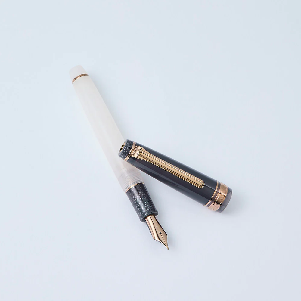 Sailor Professional Gear Slim Dried Flowers II Fountain Pen Black Rose - Image 3